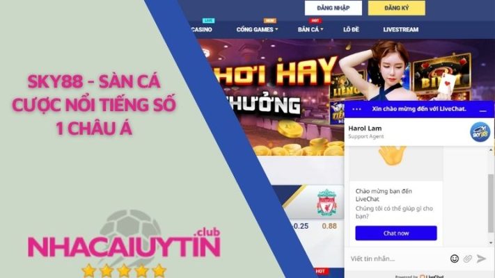 11. Sky88 - Sàn cá cược nổi tiếng số 1 châu Á