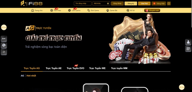 Live casino mang đến những siêu phẩm xanh chín hàng đầu thị trường