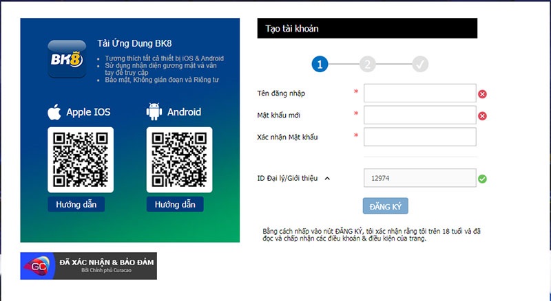 Những lưu ý cần nằm lòng khi đăng ký tài khoản hội viên BK8 