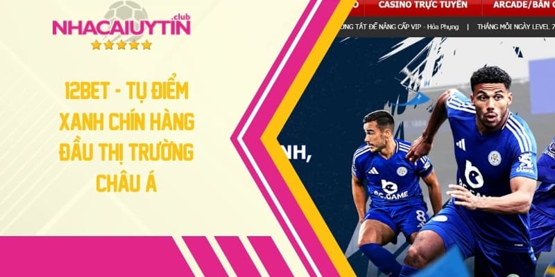 12BET - Nhà cái cá cược xanh chín hàng đầu thị trường châu Á